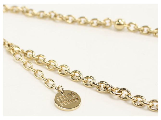 Collar de Oro Miu Miu - vista 4