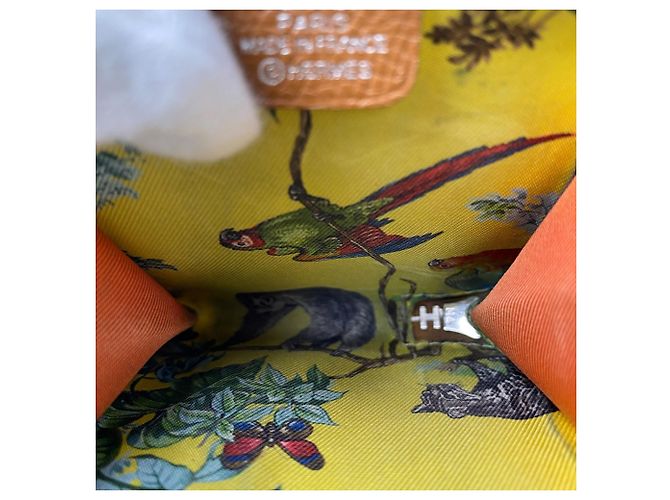 Monedero compacto mini Azap para mujeres Hermès Dorado - vista 7