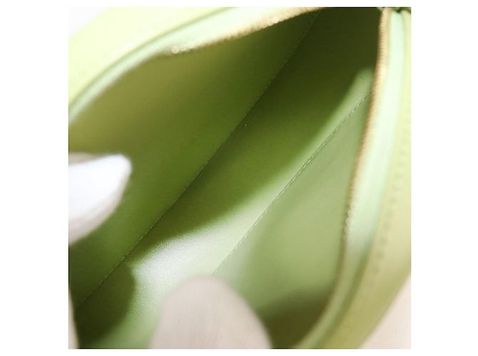Céline Borsa a Spalla Ovale in Pelle Triomphe di Celine Verde - vista 4
