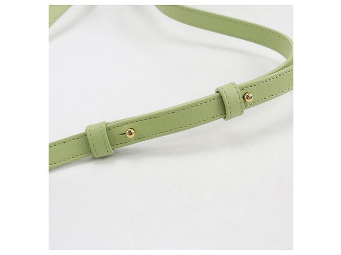 Céline Borsa a Spalla Ovale in Pelle Triomphe di Celine Verde - vista 9