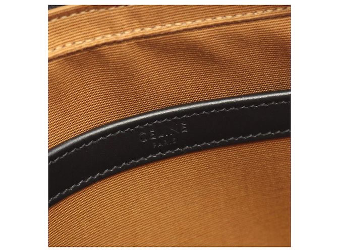 Céline Celine Triomphe Medium Umhängetasche Braun Schwarz - Ansicht 4