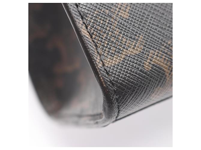 Céline Borsa tote verticale triomphe Celine piccola Marrone Nero - vista 6