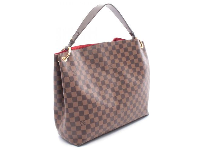 Borsa a Spalla Graceful MM di Louis Vuitton Marrone Damier ebene - vista 2