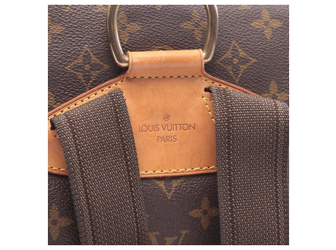 Zaino/borsa Montsouris GM di Louis Vuitton Marrone - vista 14