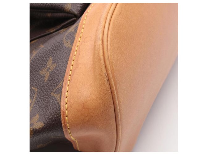 Zaino/borsa Montsouris GM di Louis Vuitton Marrone - vista 7