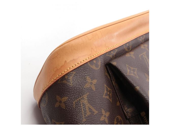Zaino/borsa Montsouris GM di Louis Vuitton Marrone - vista 8