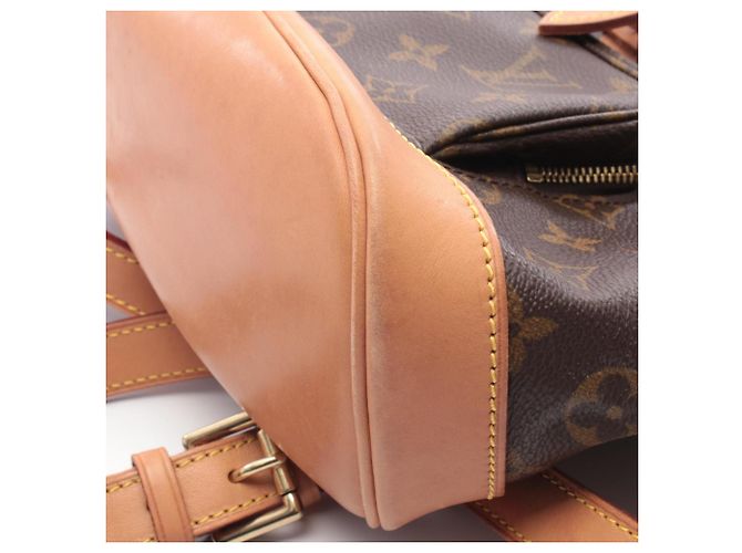 Zaino/Borsa Montsouris MM Louis Vuitton Marrone - vista 10