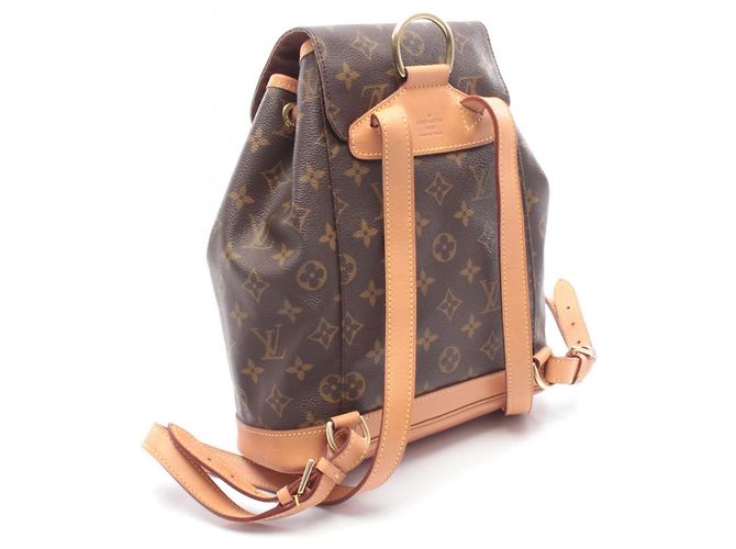 Zaino/Borsa Montsouris MM Louis Vuitton Marrone - vista 2