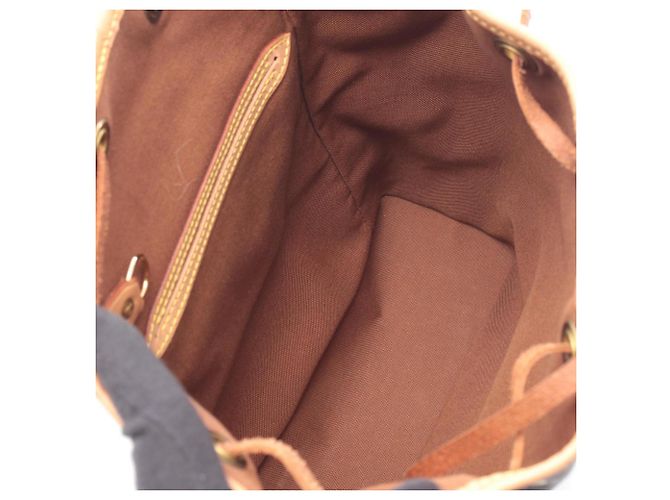 Zaino/Borsa Montsouris MM Louis Vuitton Marrone - vista 3