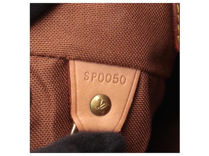 Zaino/Borsa Montsouris MM Louis Vuitton Marrone - vista 5