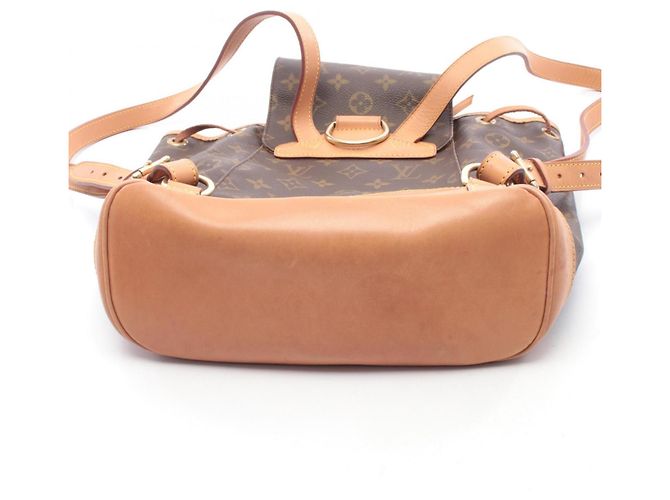 Zaino/Borsa Montsouris MM Louis Vuitton Marrone - vista 7
