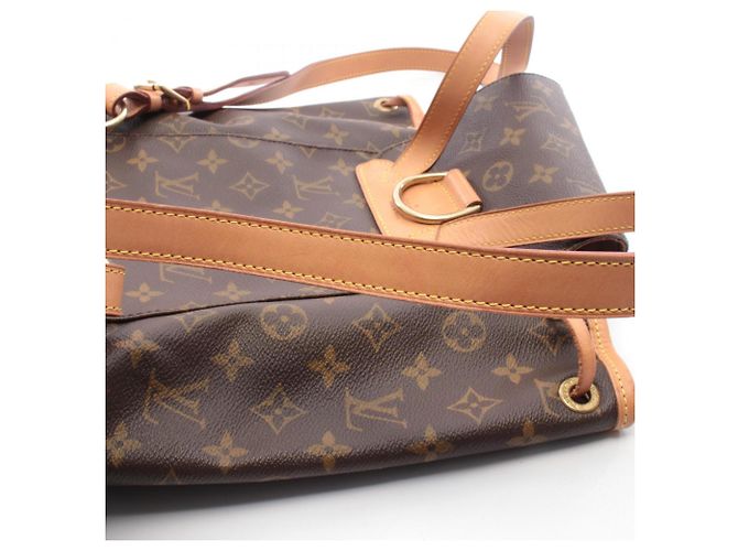 Zaino/Borsa Montsouris MM Louis Vuitton Marrone - vista 8