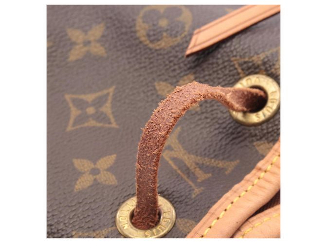 Zaino/Borsa Montsouris MM Louis Vuitton Marrone - vista 9