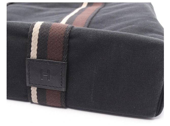 Hermès Troca Horizontal MM Tote Bag Braun Schwarz - Ansicht 10