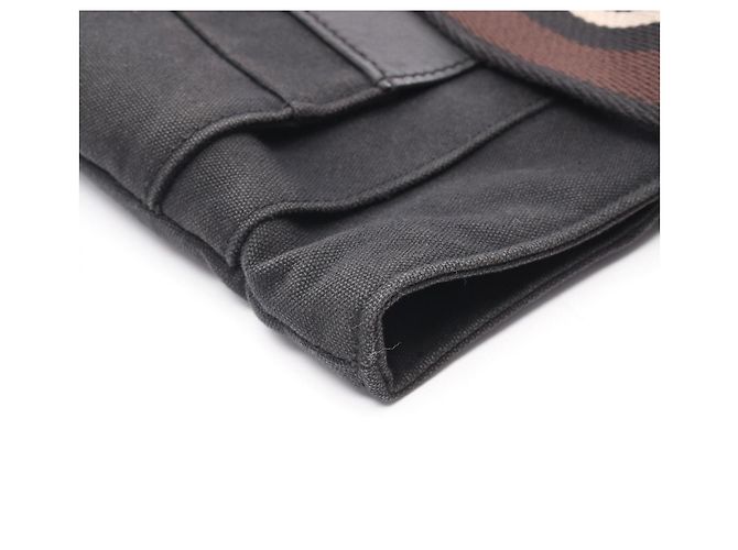Hermès Troca Horizontal MM Tote Bag Braun Schwarz - Ansicht 14