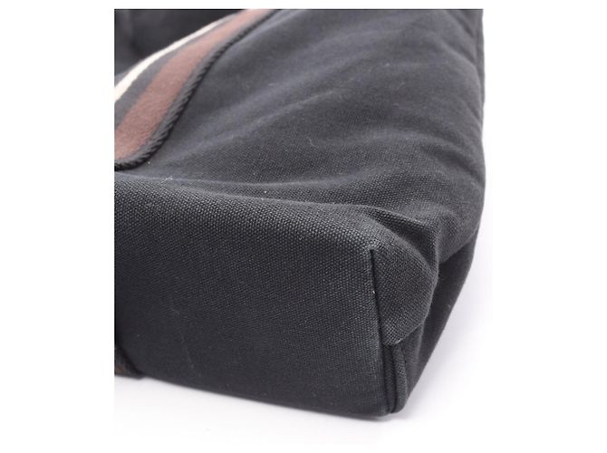 Hermès Troca Horizontal MM Tote Bag Braun Schwarz - Ansicht 8