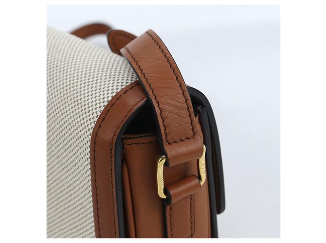 Céline Borsa a tracolla Celine Classic Triomphe - Beige - vista 6