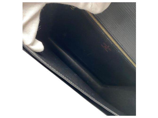 Borsa Louis Vuitton Epi Monceau Noir da donna Nero - vista 10