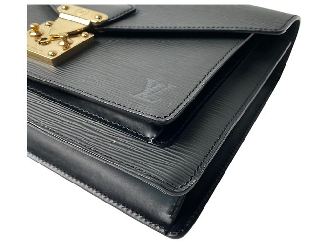 Borsa Louis Vuitton Epi Monceau Noir da donna Nero - vista 19