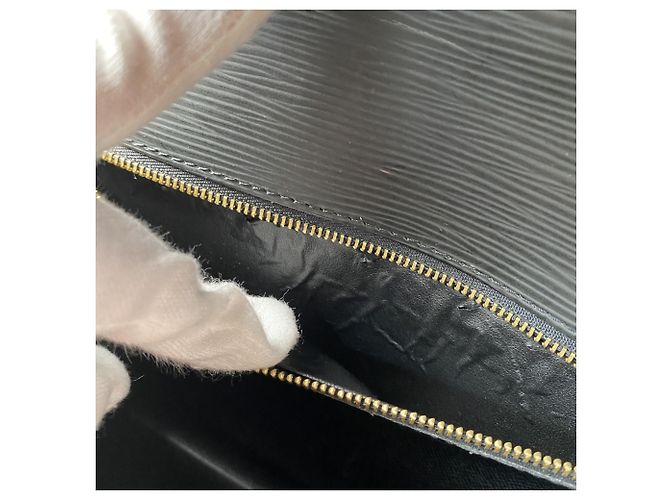 Borsa Louis Vuitton Epi Monceau Noir da donna Nero - vista 26