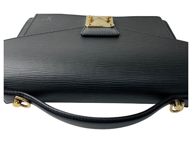 Borsa Louis Vuitton Epi Monceau Noir da donna Nero - vista 8