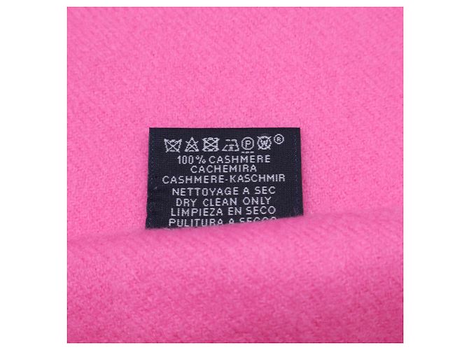Stola in cashmere Hermès in rosa - vista 6