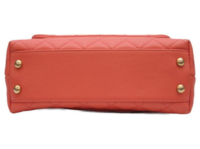Bolsa de Ombro Coco Handle XS em Caviar Rosa da Chanel - vista 5