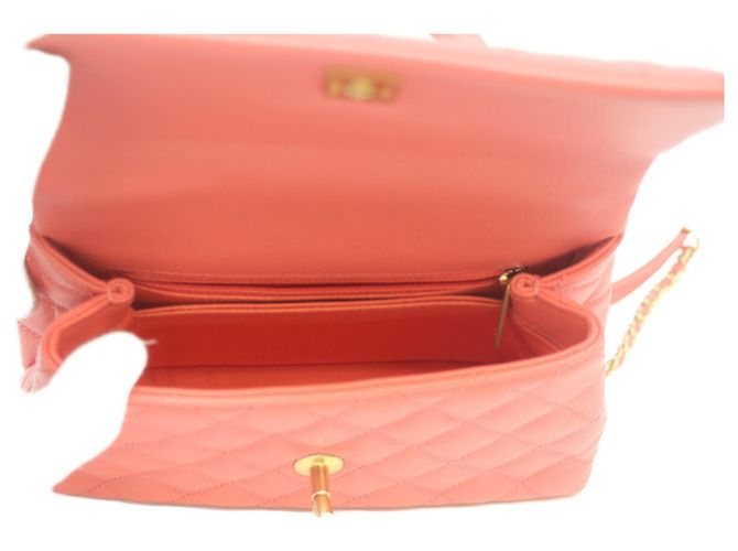 Bolsa de Ombro Coco Handle XS em Caviar Rosa da Chanel - vista 6