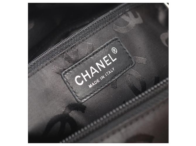 Borsa tote grande della linea Cambon di Chanel Nero Beige - vista 4