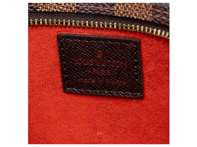 Bucket Pochette a secchiello Marais Damier Ebene Louis Vuitton Marrone - vista 5