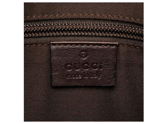Sac à bandoulière Gucci en toile GG marron Beige - vue 5