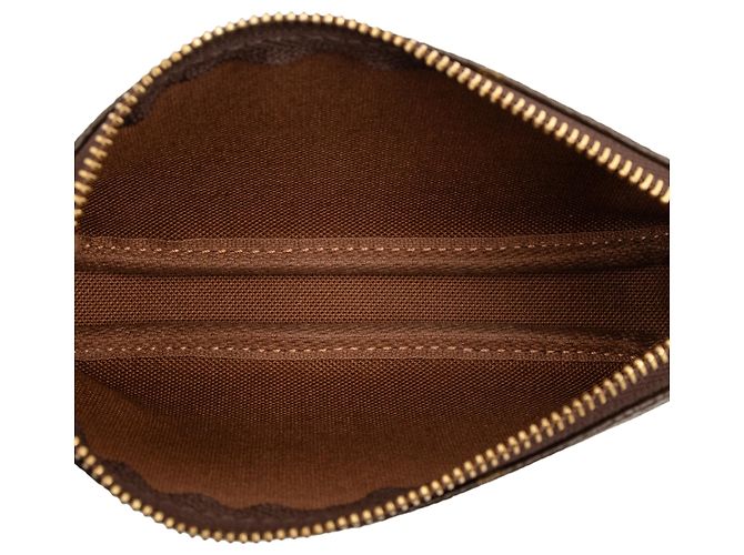 Mini Pochette Accessoires Monogramma Marrone Louis Vuitton - vista 4