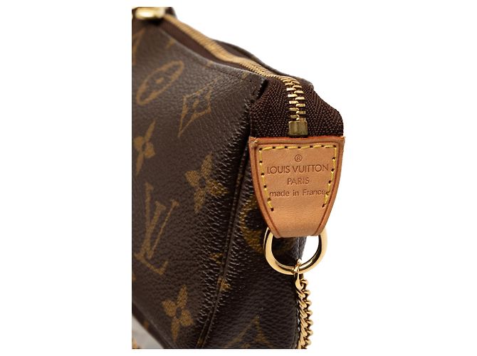 Mini Pochette Accessoires Monogramma Marrone Louis Vuitton - vista 5