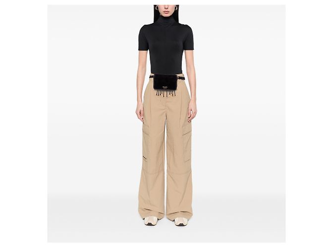 Prada Black Impuntu Velluto Corsaire Convertible Belt Bag - view 10