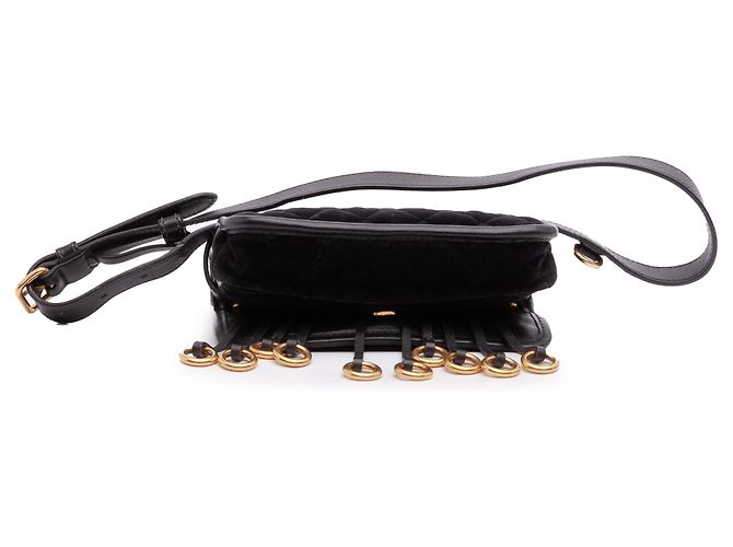 Prada Black Impuntu Velluto Corsaire Convertible Belt Bag - view 3