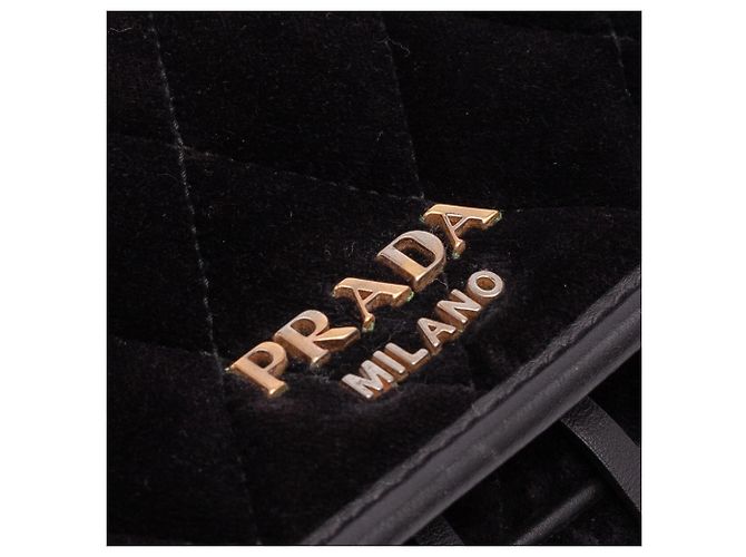 Prada Black Impuntu Velluto Corsaire Convertible Belt Bag - view 6