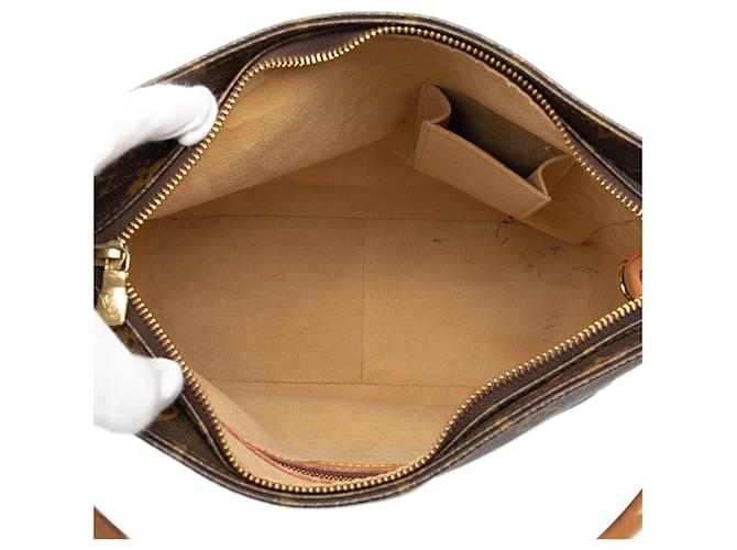 Louis Vuitton Looping GM Monogram Marrone - vista 4