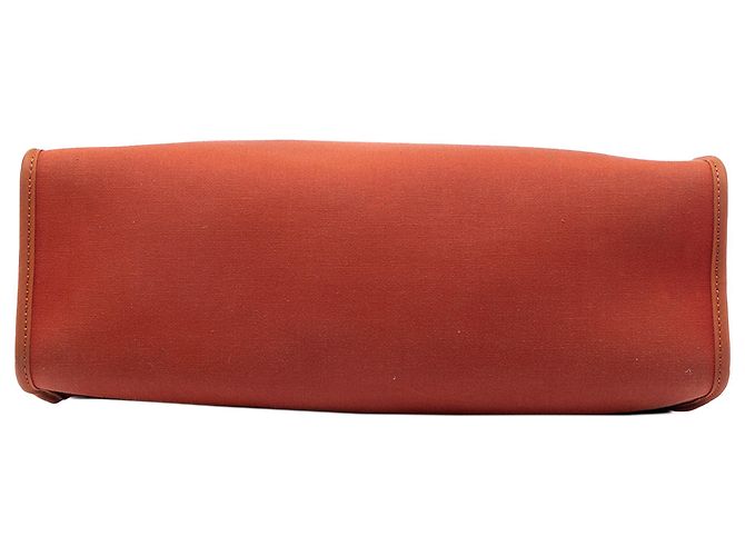 Hermès Laranja Toile Herbag Zip 31 - vista 3