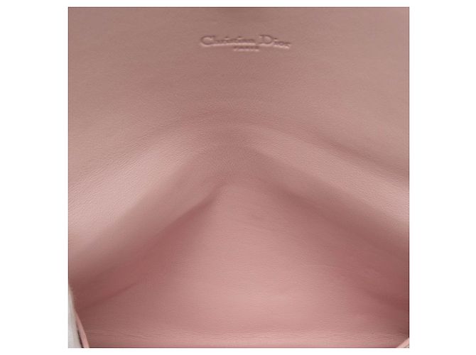 Clutch Busta in Pelle di Vitello Rosa Dior - vista 4