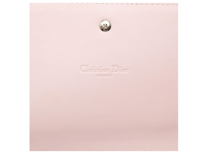 Clutch Busta in Pelle di Vitello Rosa Dior - vista 5