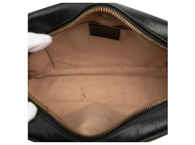 Gucci Nero Piccolo GG Marmont Matelassé Pelle Crossbody - vista 4