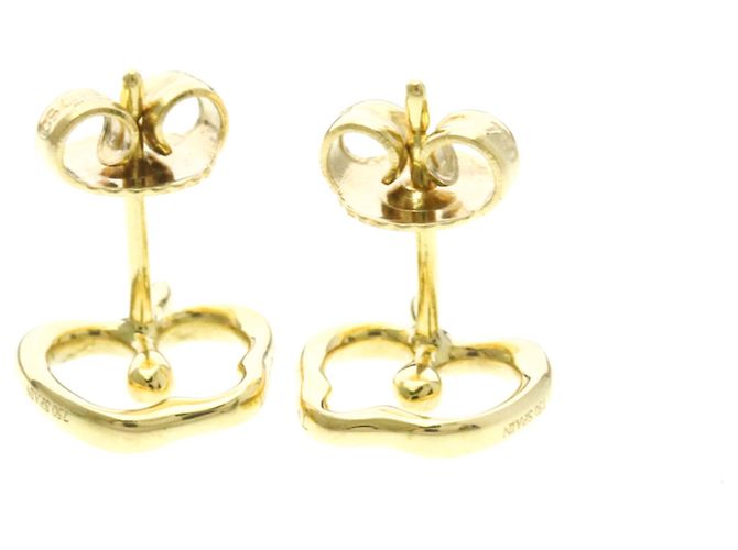 Tiffany & Co Orecchini a bottone in oro 18K Tiffany Apple D'oro - vista 4