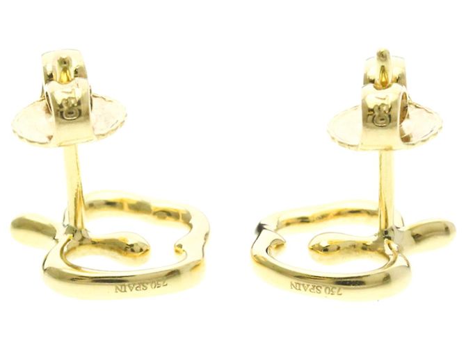 Tiffany & Co Orecchini a bottone in oro 18K Tiffany Apple D'oro - vista 5