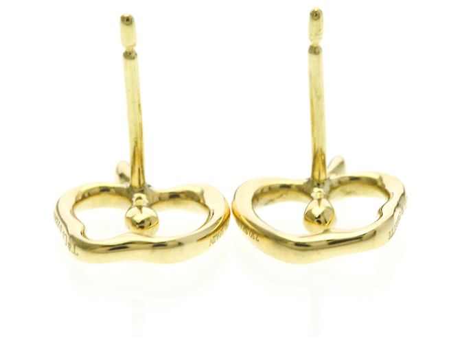 Tiffany & Co Orecchini a bottone in oro 18K Tiffany Apple D'oro - vista 6