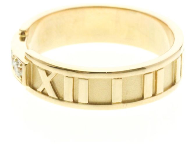 Tiffany & Co Anello Tiffany Atlas 3P con Diamanti in Oro Rosa D'oro - vista 2