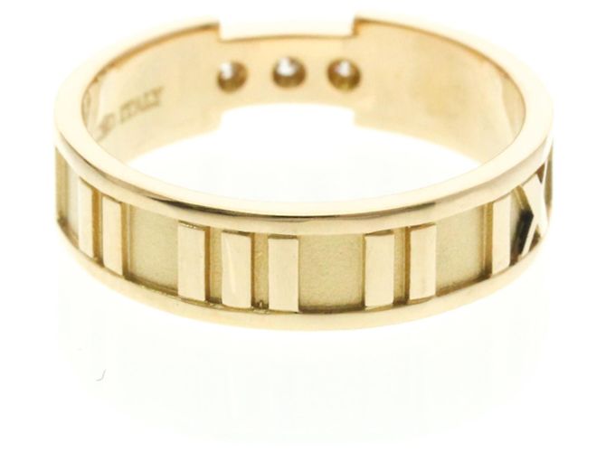 Tiffany & Co Anello Tiffany Atlas 3P con Diamanti in Oro Rosa D'oro - vista 3