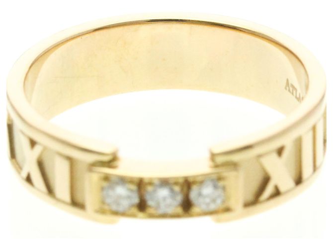 Tiffany & Co Anello Tiffany Atlas 3P con Diamanti in Oro Rosa D'oro - vista 5