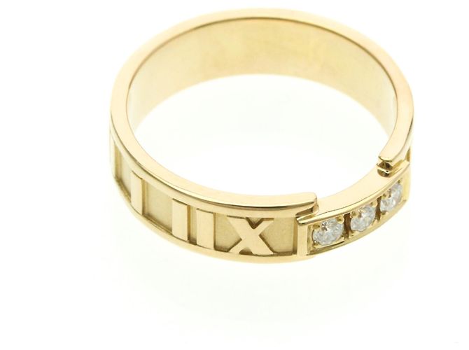 Tiffany & Co Anello Tiffany Atlas 3P con Diamanti in Oro Rosa D'oro - vista 9