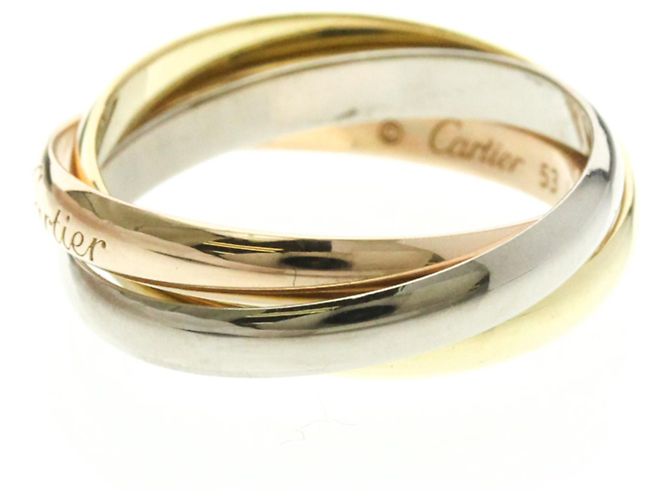 Anello Trinity di Cartier D'oro - vista 2
