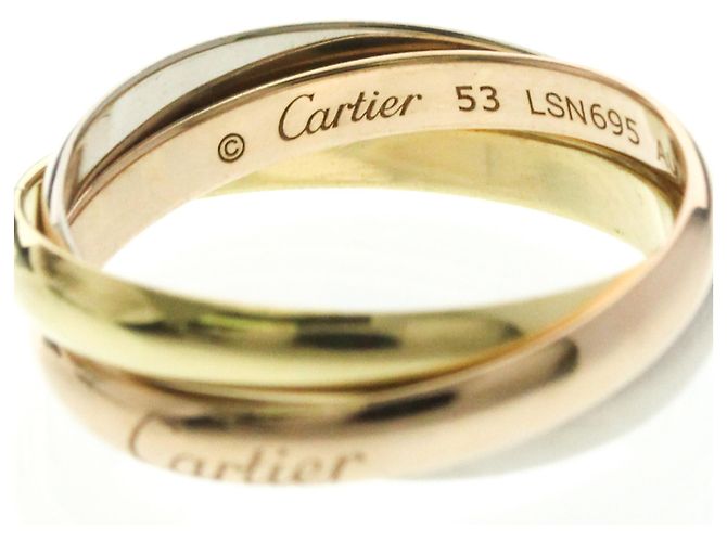 Anello Trinity di Cartier D'oro - vista 7